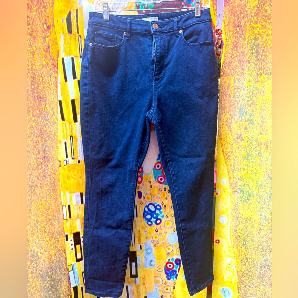 LOFT Curvy High Waist Skinny Jeans Size 10